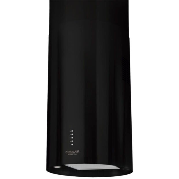 coifa cilindrica black matte crissair