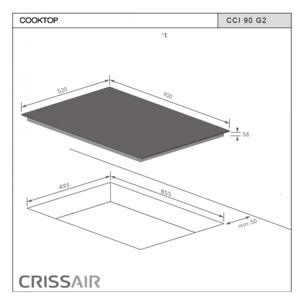 Cooktop de Indução CCI 90 - Crissair - Imagem 2