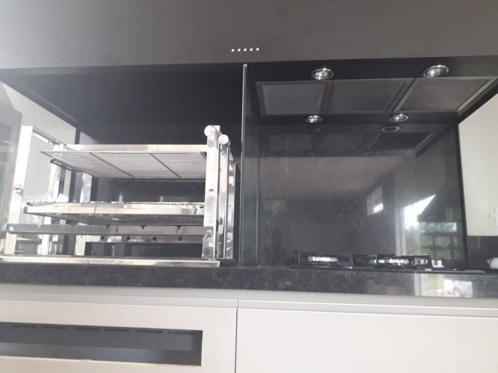 coifa grande para cooktop e churrasqueira