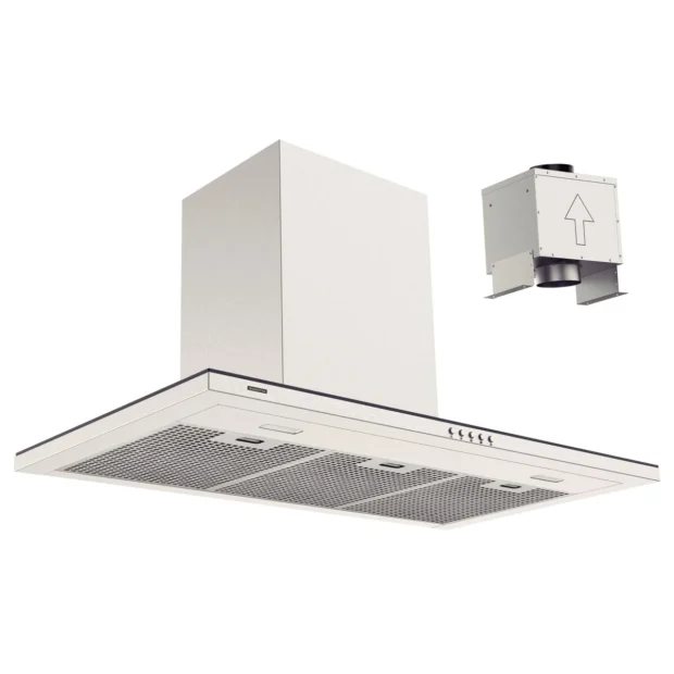 Coifa Parede Slim Wall Inox Split 90CM - Tramontina