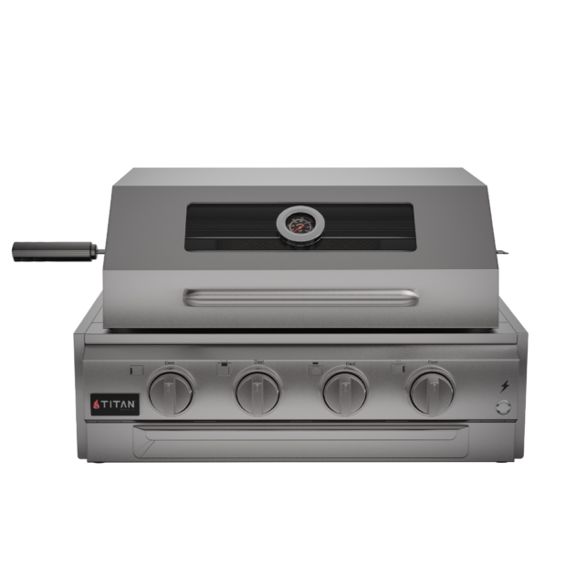 Churrasqueira a gás de Embutir Home Pro+4 Visor de Vidro - Titan