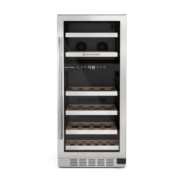 Adega Inox 25 garrafas Dual Zone Connect - Elettromec