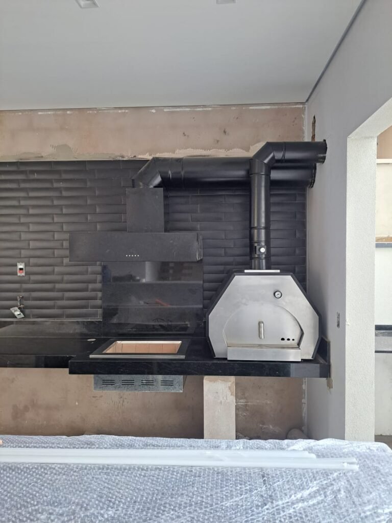 Dupla Exaustão para Coifa e Forno de Pizza a Lenha