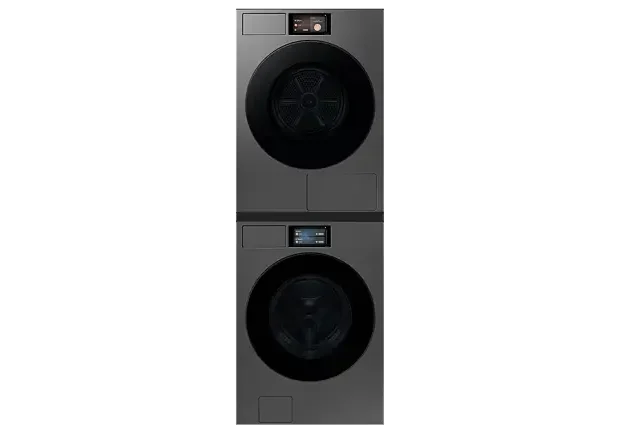 Dupla Lavadora e Secadora Bespoke AI Laundry 20kg Inox - Samsung