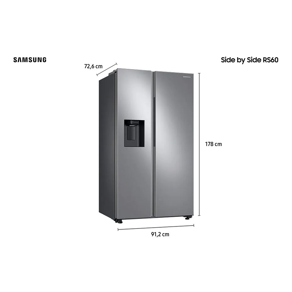 Refrigerador Side By Side RS60 628L Inox - Samsung 5 Refrigerador Side By Side RS60 628L Inox - Samsung - Imagem 5
